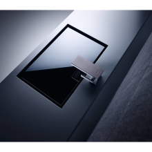 AXOR MyEdition Einhebel-Waschtischmischer 110 mit Push-Open Ablaufgarnitur ohne Platte, Chrom
