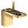 AXOR MyEdition Einhebel-Waschtischmischer 110 mit Push-Open Ablaufgarnitur ohne Platte, Polished Gold Optic