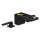 AXOR MyEdition 3-Loch Waschtischarmatur 70 mit Push-Open Ablaufgarnitur ohne Platte, Mattschwarz