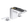 AXOR MyEdition 3-Loch Waschtischarmatur 110 mit Push-Open Ablaufgarnitur ohne Platte, Chrom