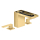 AXOR MyEdition 3-Loch Waschtischarmatur 110 mit Push-Open Ablaufgarnitur ohne Platte, Brushed Gold Optic