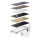 AXOR MyEdition 3-Loch Waschtischarmatur 110 mit Push-Open Ablaufgarnitur ohne Platte, Brushed Brass