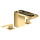 AXOR MyEdition 3-Loch Waschtischarmatur 110 mit Push-Open Ablaufgarnitur ohne Platte, Polished Gold Optic