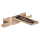 AXOR MyEdition 3-Loch Waschtischarmatur Unterputz für Wandmontage mit Auslauf 221 mm, ohne Platte, Brushed Red Gold