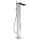 AXOR MyEdition Einhebel-Wannenmischer bodenstehend, Chrom/Schwarzglas