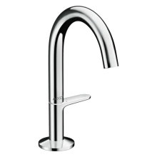 AXOR One Waschtischmischer Select 140 mit Push-Open Ablaufgarnitur, Chrom