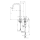 AXOR One 2-Loch Waschtischmischer Select 260 mit Push-Open Ablaufgarnitur, Brushed Black Chrome