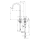 AXOR One 2-Loch Waschtischmischer Select 260 mit Push-Open Ablaufgarnitur, Mattweiß