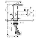 AXOR One Einhebel-Bidetmischer mit...