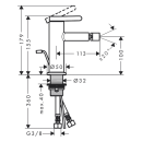 AXOR One Einhebel-Bidetmischer mit...