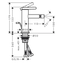 AXOR One Einhebel-Bidetmischer mit...