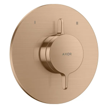 AXOR One Mischer Unterputz für 2 Verbraucher, Brushed Red Gold