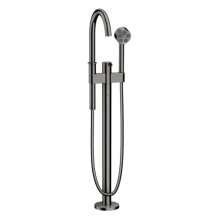 AXOR One Einhebel-Wannenmischer bodenstehend, Polished Black Chrome
