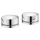 AXOR One 2-Loch Wannenrandarmatur mit Thermostat, Chrom