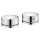 AXOR One 2-Loch Wannenrandarmatur mit Thermostat, Chrom