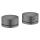 AXOR One 2-Loch Wannenrandarmatur mit Thermostat, Brushed Black Chrome