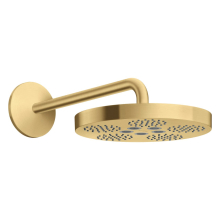 AXOR One Kopfbrause 280 1jet mit Brausearm, Brushed Gold Optic