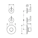 AXOR One Thermostatmodul Unterputz für 2 Verbraucher...