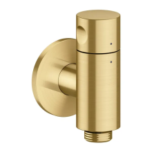 AXOR One Wandanschluss Stop mit Absperrventil, Brushed Gold Optic