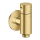 AXOR One Wandanschluss Stop mit Absperrventil, Brushed Gold Optic