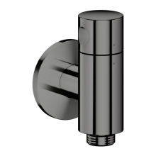AXOR One Wandanschluss Stop mit Absperrventil, Polished Black Chrome