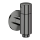 AXOR One Wandanschluss Stop mit Absperrventil, Polished Black Chrome