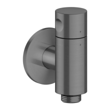 AXOR One Wandanschluss Stop mit Absperrventil, Brushed Black Chrome