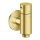 AXOR One Wandanschluss Stop mit Absperrventil, Brushed Brass