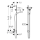 AXOR One Brauseset 75 1jet EcoSmart mit Wandanschluss, Chrom