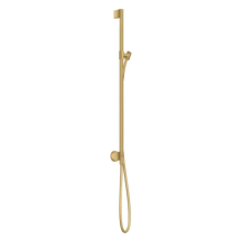 AXOR One Brausestange 0,90 m mit Wandanschluss und Brauseschlauch 1,60 m, Brushed Gold Optic