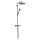 AXOR One Showerpipe mit Thermostat und Kopfbrause 280 1jet EcoSmart, Brushed Black Chrome