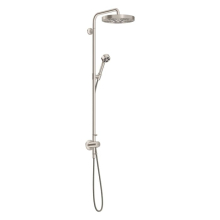 AXOR One Showerpipe mit Thermostat und Kopfbrause 280 1jet Unterputz, Edelstahl Optic