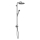 AXOR One Showerpipe mit Thermostat und Kopfbrause 280 1jet EcoSmart Unterputz, Brushed Black Chrome