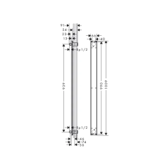 AXOR One Grundkörper für Showerpipe