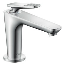 AXOR Citterio C Einhebel-Waschtischmischer 90 mit CoolStart für Handwaschbecken und Ablaufgarnitur - Cubic cut, Chrom