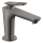 AXOR Citterio C Einhebel-Waschtischmischer 90 mit CoolStart für Handwaschbecken und Ablaufgarnitur - Cubic cut, Polished Black Chrome