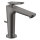 AXOR Citterio C Einhebel-Waschtischmischer 125 mit CoolStart und Zugstangen-Ablaufgarnitur - Cubic cut, Polished Black Chrome