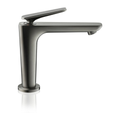 AXOR Citterio C Einhebel-Waschtischmischer 125 mit CoolStart mit Ablaufgarnitur, Brushed Black Chrome