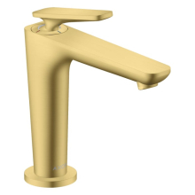 AXOR Citterio C Einhebel-Waschtischmischer 125 mit CoolStart mit Ablaufgarnitur, Brushed Brass