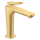 AXOR Citterio C Einhebel-Waschtischmischer 125 mit CoolStart mit Ablaufgarnitur - Cubic cut, Brushed Gold Optic