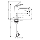 AXOR Citterio C Einhebel-Waschtischmischer 125 mit...