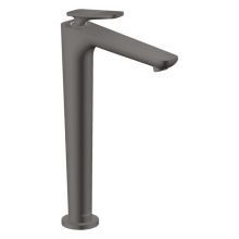 AXOR Citterio C Einhebel-Waschtischmischer 250 mit CoolStart mit Ablaufgarnitur - Cubic cut, Brushed Black Chrome