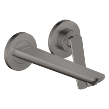 AXOR Citterio C Einhebel-Waschtischmischer Unterputz für Wandmontage mit Auslauf 195 mm, Polished Black Chrome