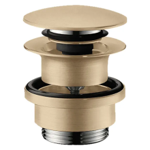 hansgrohe Ablaufgarnitur Push-Open für Waschtisch- und Bidetmischer, Brushed Bronze