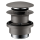 hansgrohe Ablaufgarnitur Push-Open für Waschtisch- und Bidetmischer, Brushed Black Chrome