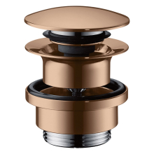 AXOR Ablaufgarnitur Push-Open für Waschtisch- und Bidetmischer, Polished Red Gold