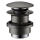 AXOR Ablaufgarnitur Push-Open für Waschtisch- und Bidetmischer, Polished Black Chrome