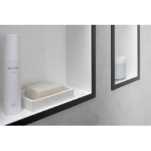 hansgrohe XtraStoris Original Wandnische mit Rahmen 300/150/100, Betongrau