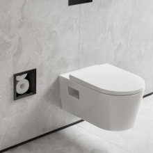 hansgrohe XtraStoris Original Einbau Toilettenpapierhalter mit Vorratsbehälter für 6 Rollen, Mattschwarz