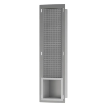 hansgrohe XtraStoris Original Einbau Toilettenpapierhalter mit Vorratsbehälter für 6 Rollen, Mattweiß